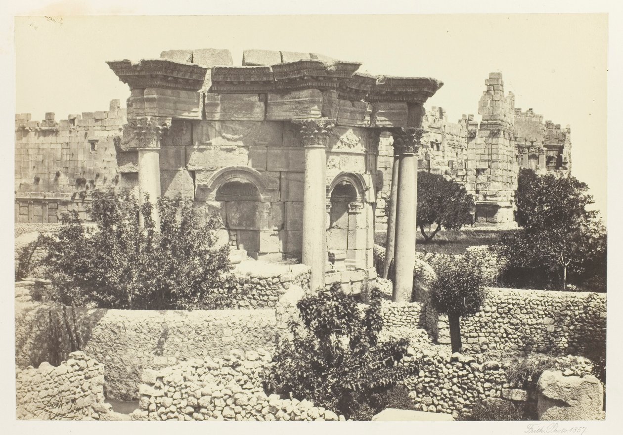 A körtemplom, Baalbek alkotó: Francis Frith