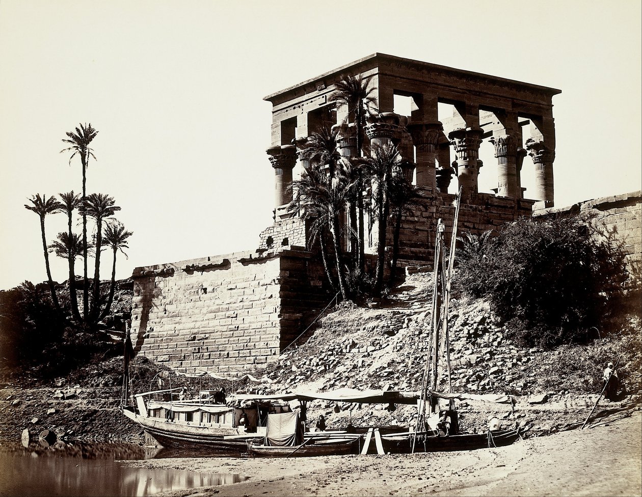 A Hypaethral templom, Philae (Egyiptom) alkotó: Francis Frith