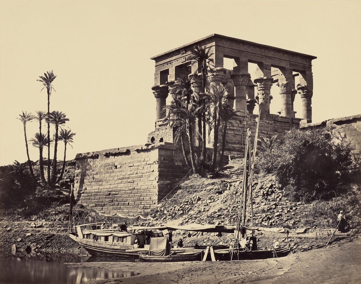 Traianus kioszkja, Philae alkotó: Francis Frith
