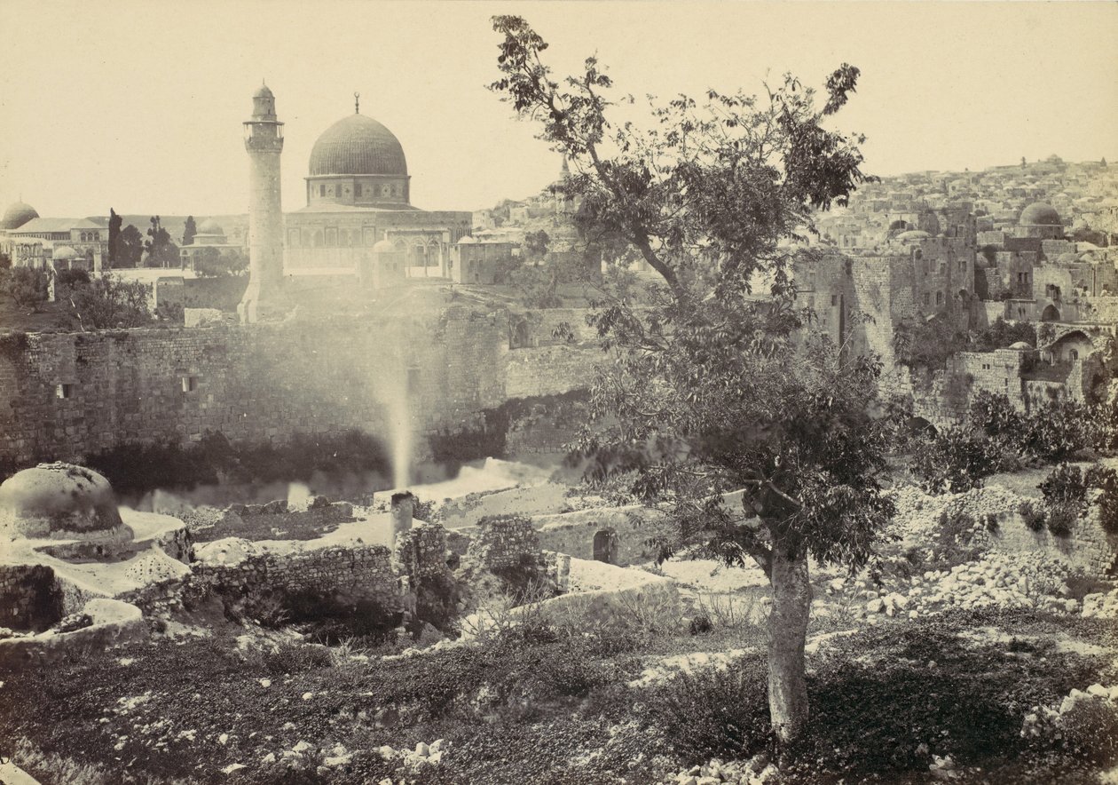 Omar mecsetje, Jeruzsálem, 1857. alkotó: Francis Frith
