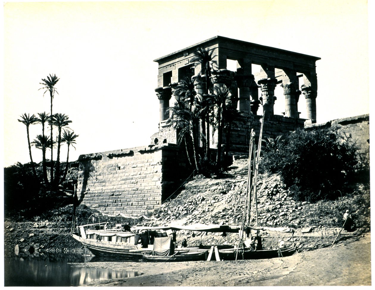 Az el-kurnehi Ramesseum, Théba, második nézet alkotó: Francis Frith