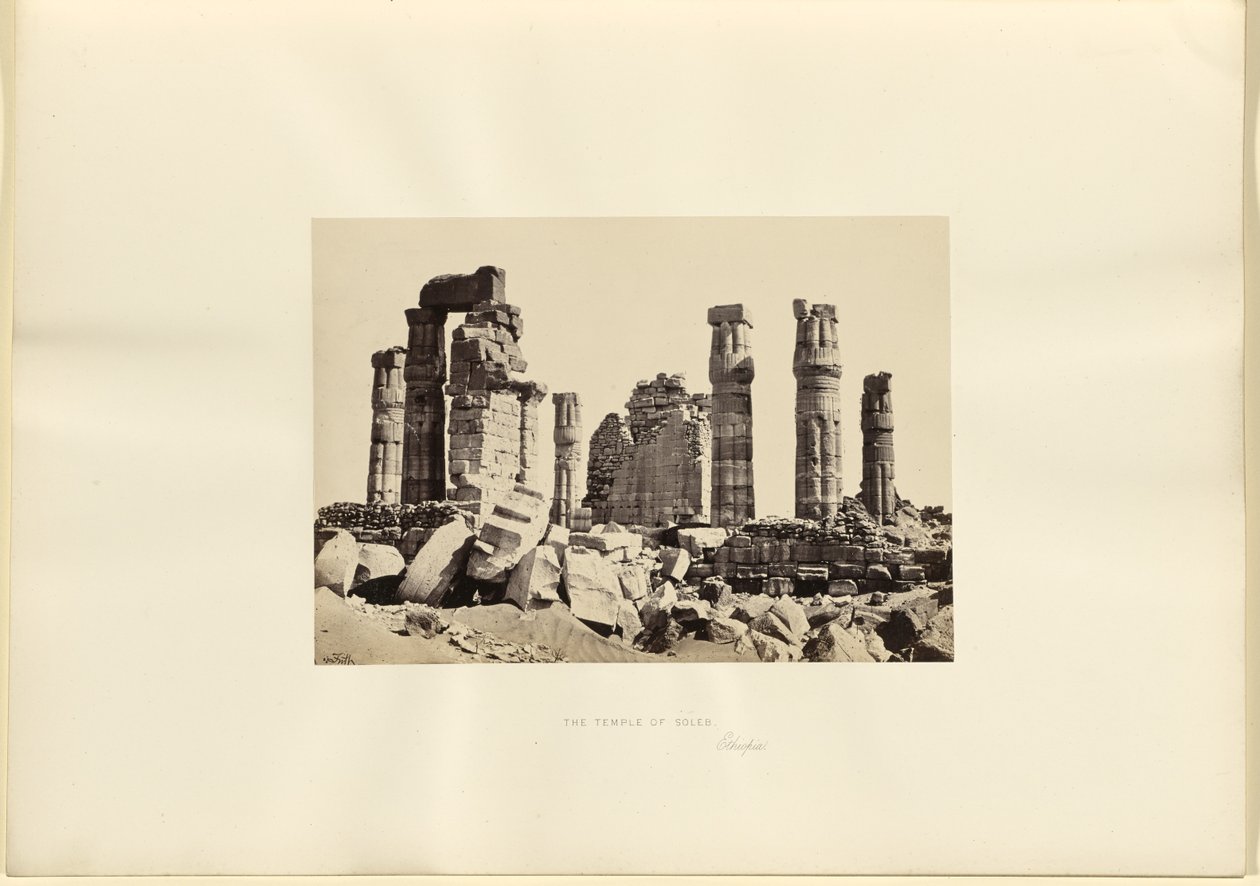 Soleb temploma, Etiópia alkotó: Francis Frith