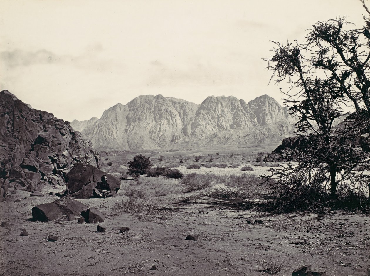 The Written Valley, Sinai, kb. 1857. alkotó: Francis Frith