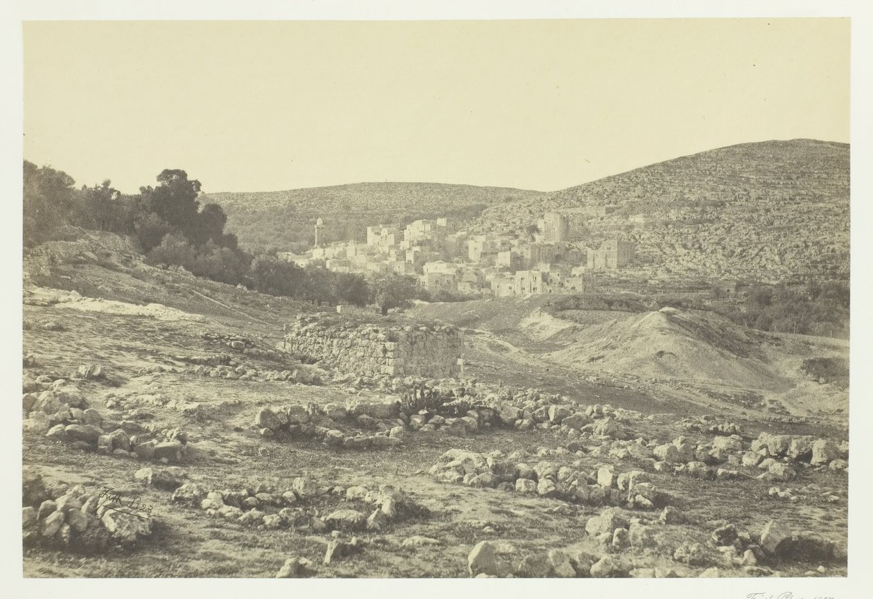 Nézet Hebronban, 1857. alkotó: Francis Frith