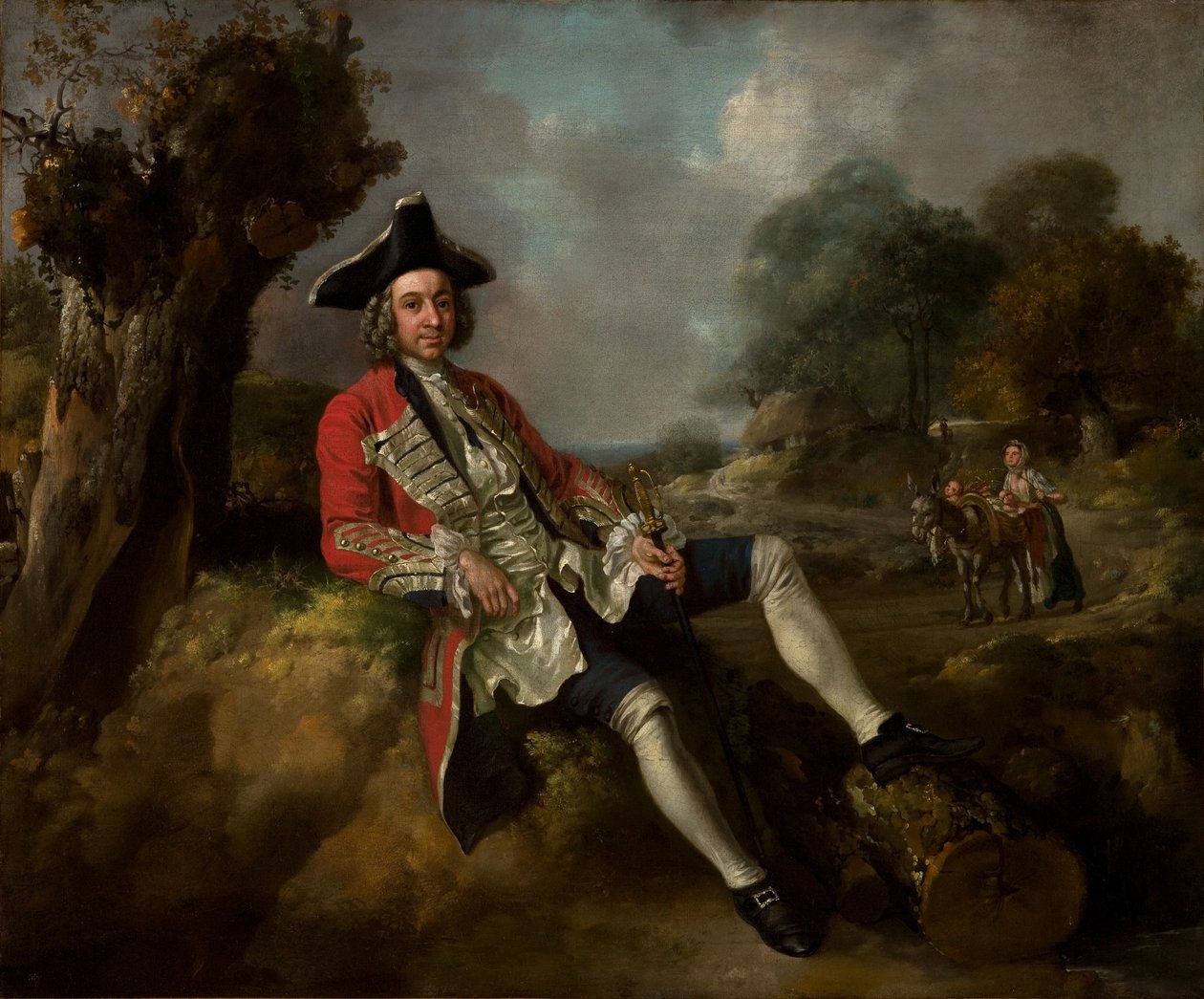 Egy úriember portréja, 1750 körül (olaj, vászon) alkotó: Francis & Gainsborough Thomas (1727 88) Hayman