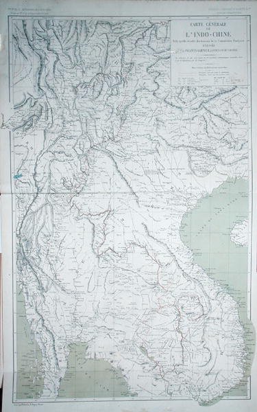 Indokína térképe: „Atlas du Voyage d