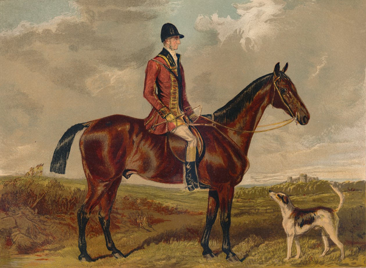 Charles Davis úr – a Királyi Buckhounds vadásza, 1860-as évek, 1879. alkotó: Francis Grant