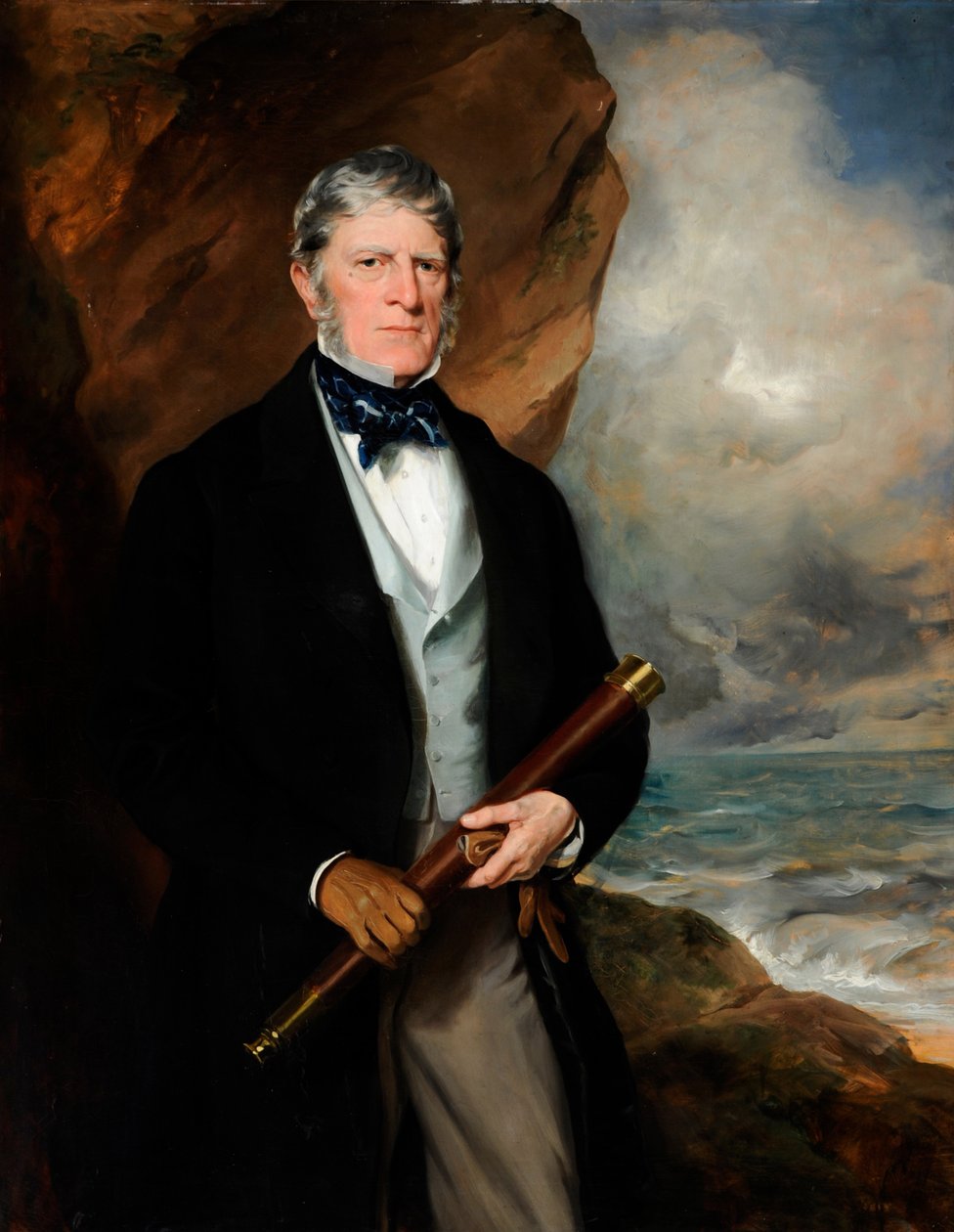 Henry Meynell admirális portréja (olaj, vászon) alkotó: Francis Grant