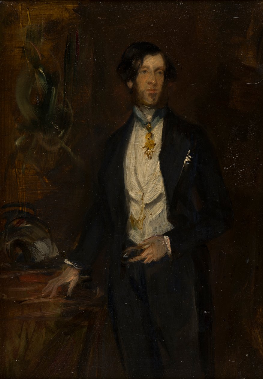 Albert, Lord Londesborough (1805-1860) portréja, 1825-60 körül (olaj a fedélzeten) alkotó: Francis Grant