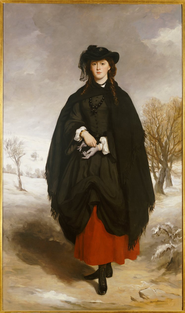 Daisy Grant, a művész lányának portréja alkotó: Francis Grant