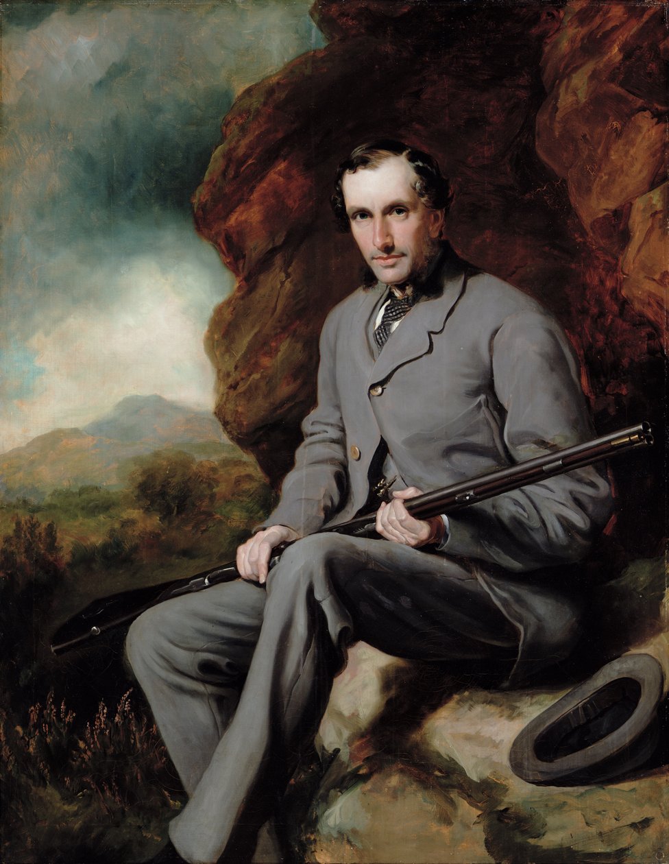 Hugo Francis Meynell Ingram portréja (olaj, vászon) alkotó: Francis Grant
