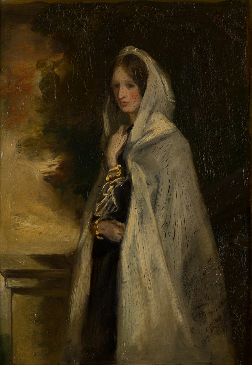 Ursula Bridgeman portréja, Lady Londesborough (1823-1883), 1843-78 körül (olaj a fedélzeten) alkotó: Francis Grant