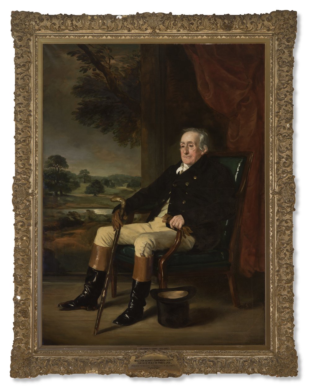 William Henry Cavendish-Bentinck-Scott, Portland 4. hercegének portréja, 1852 alkotó: Francis Grant