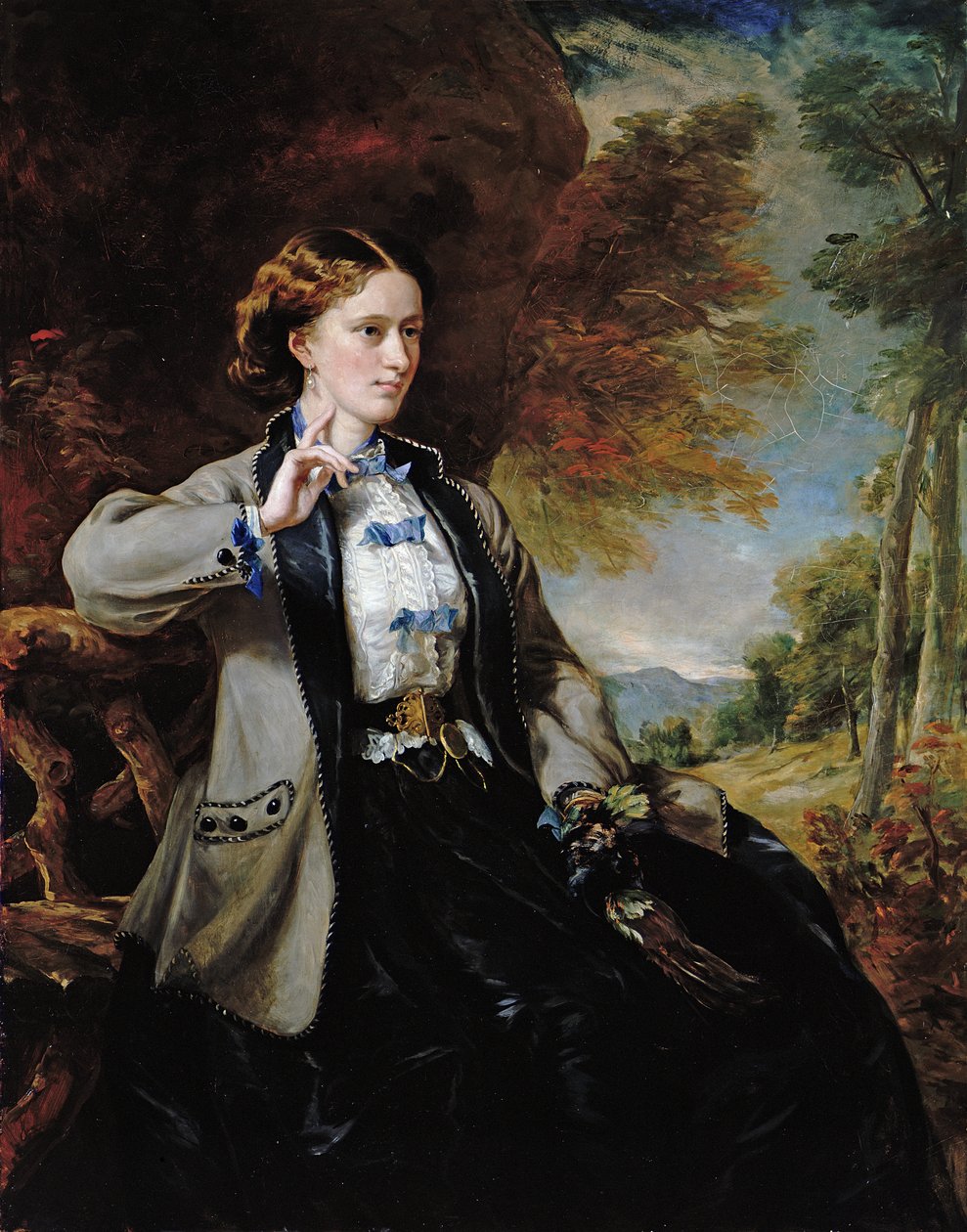 A honvéd arcképe. Mrs Meynell-Ingram (olaj, vászon) alkotó: Francis Grant