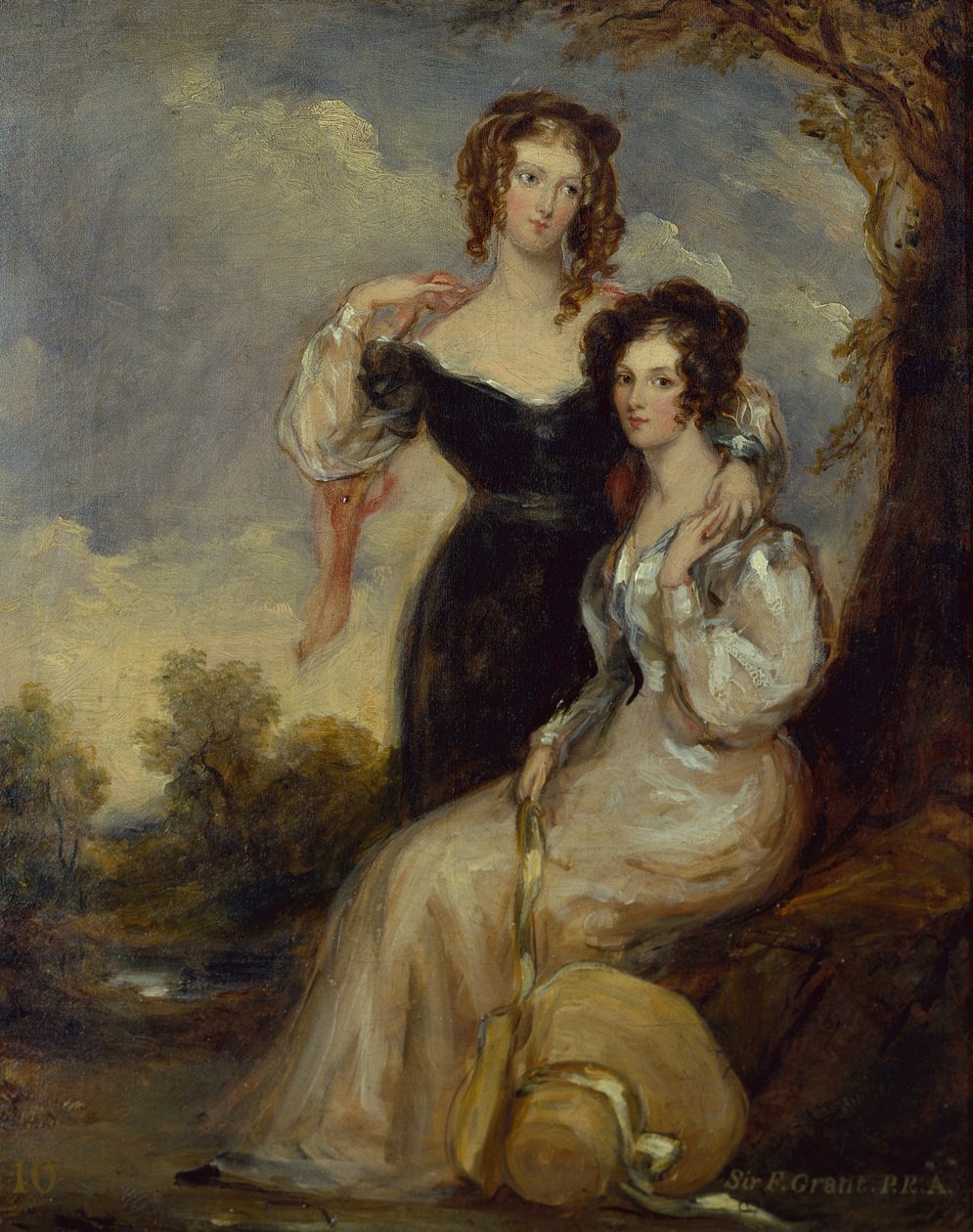 Chesterfield grófnője és a Hon. Mrs. George Anson, Cecil, First Lord Forester lányai alkotó: Francis Grant