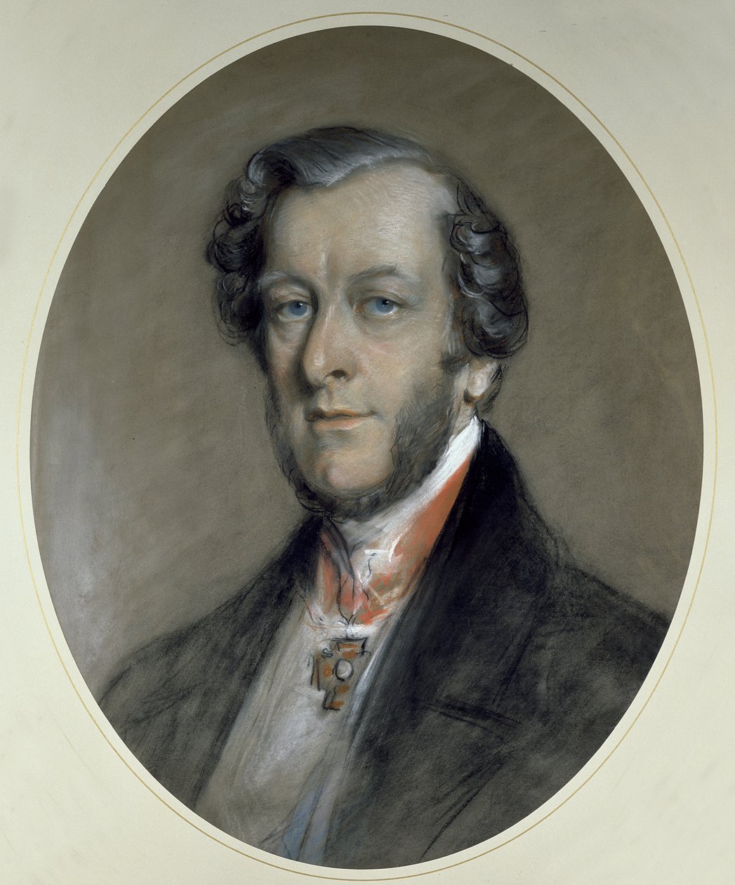 William Cavendish, Devonshire 6. hercege (pasztell, papíron) alkotó: Francis Grant
