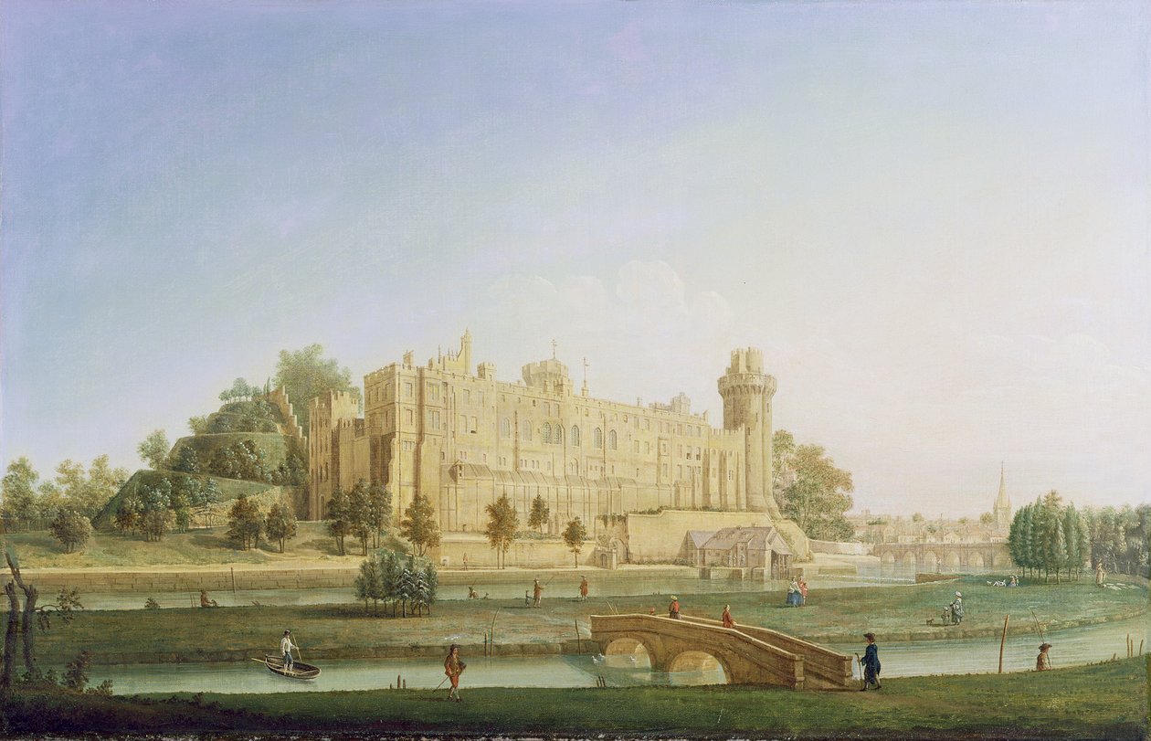 Warwick kastély, 1764 körül alkotó: Francis Harding