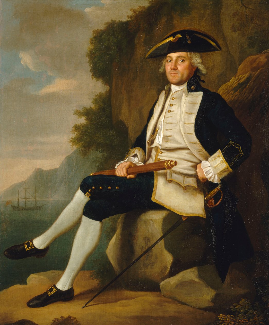 Sir Edward Vernon kapitány (1723-1794), 18. század közepe (olaj, vászon) alkotó: Francis Hayman