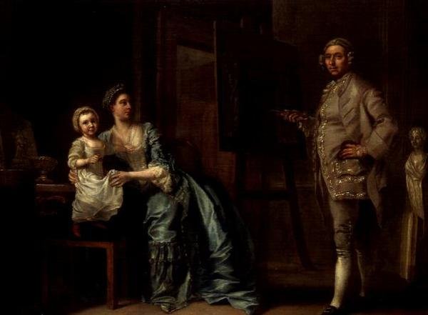 Joseph Wilton - szobrász (1722-1803) portréja alkotó: Francis Hayman