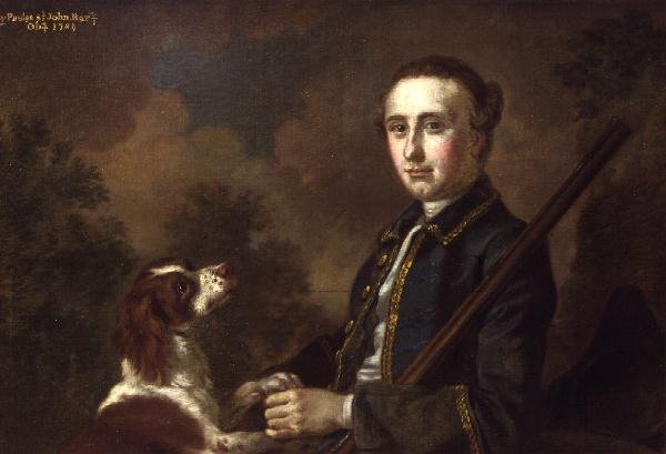 Sir Henry Paulet St. John Bt. portréja (olaj, vászon) alkotó: Francis Hayman