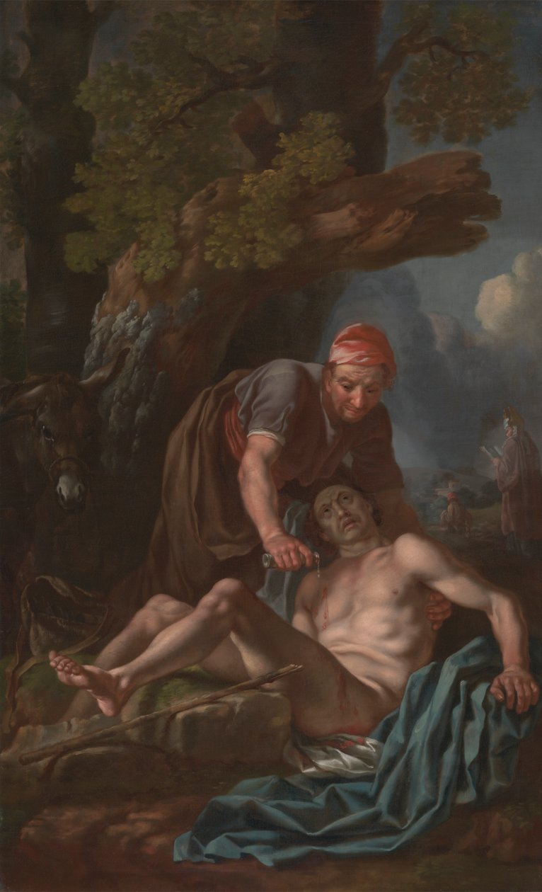 Az irgalmas szamaritánus alkotó: Francis Hayman