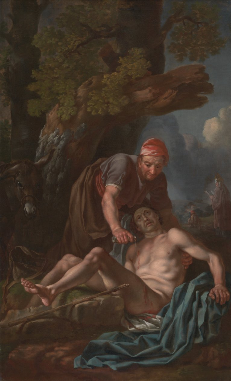 Az irgalmas szamaritánus alkotó: Francis Hayman