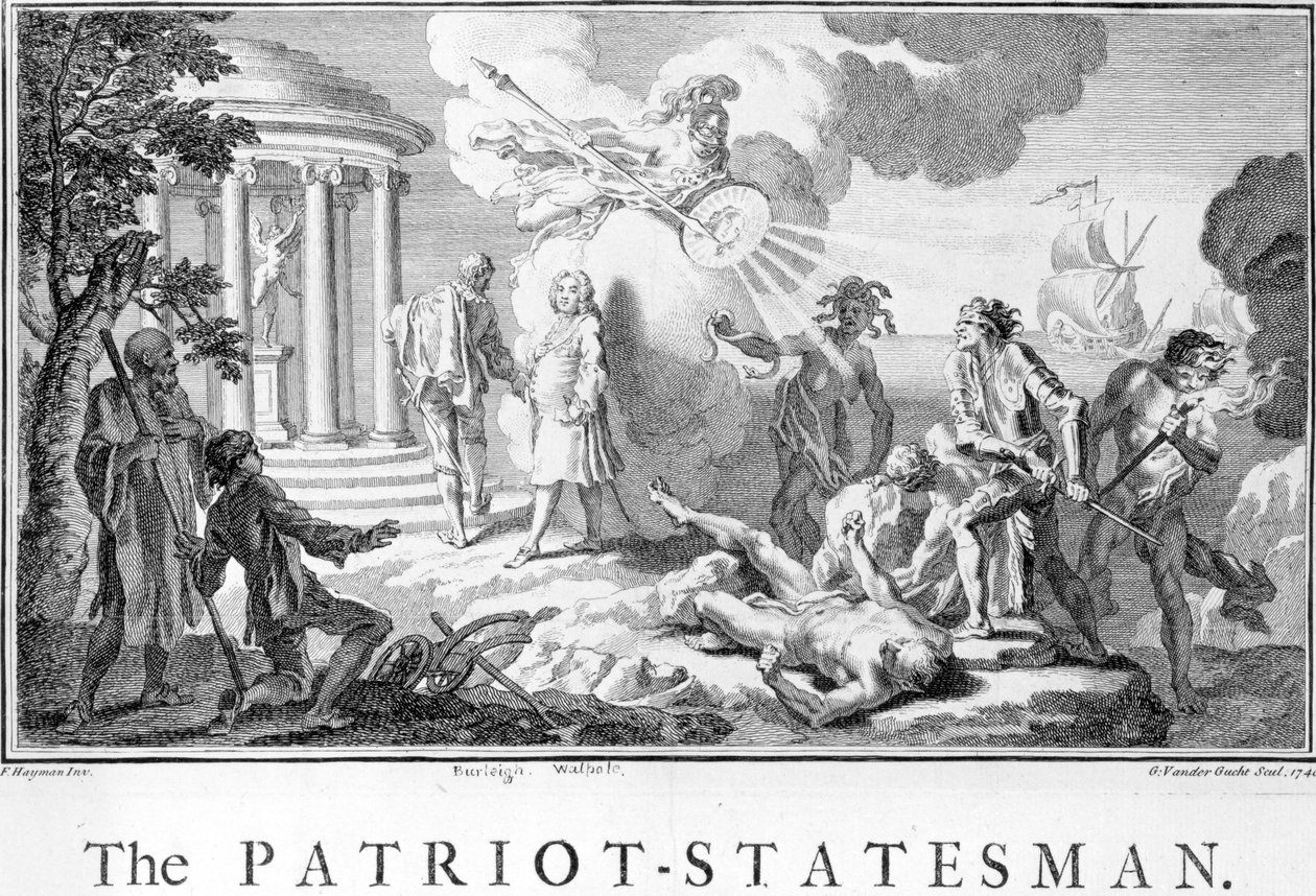 A hazafias államférfi, 1740 alkotó: Francis Hayman