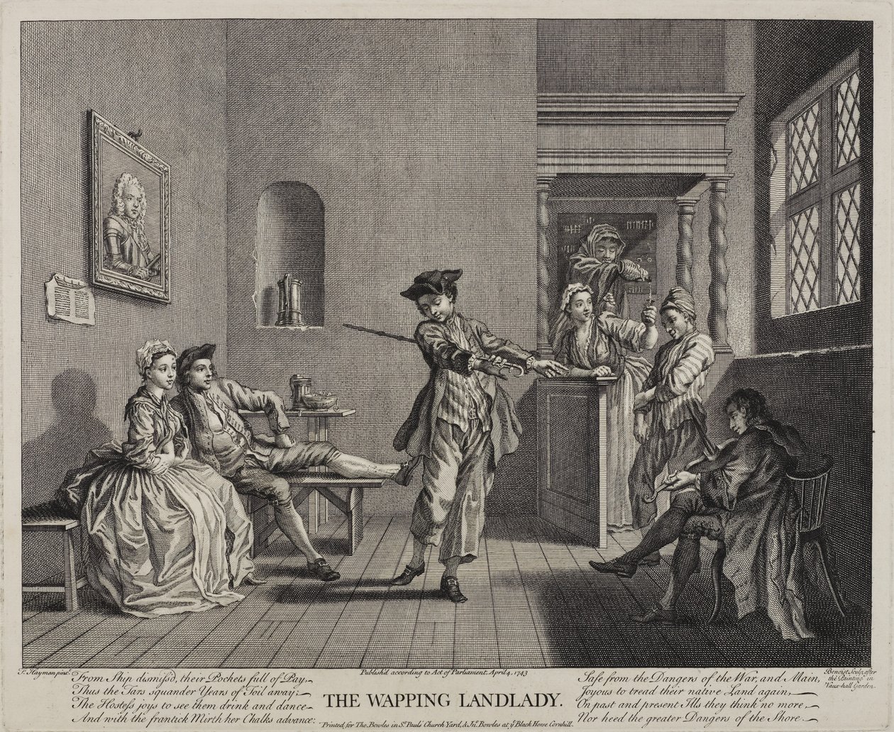 The Wapping Landasszony, 1743 alkotó: Francis Hayman
