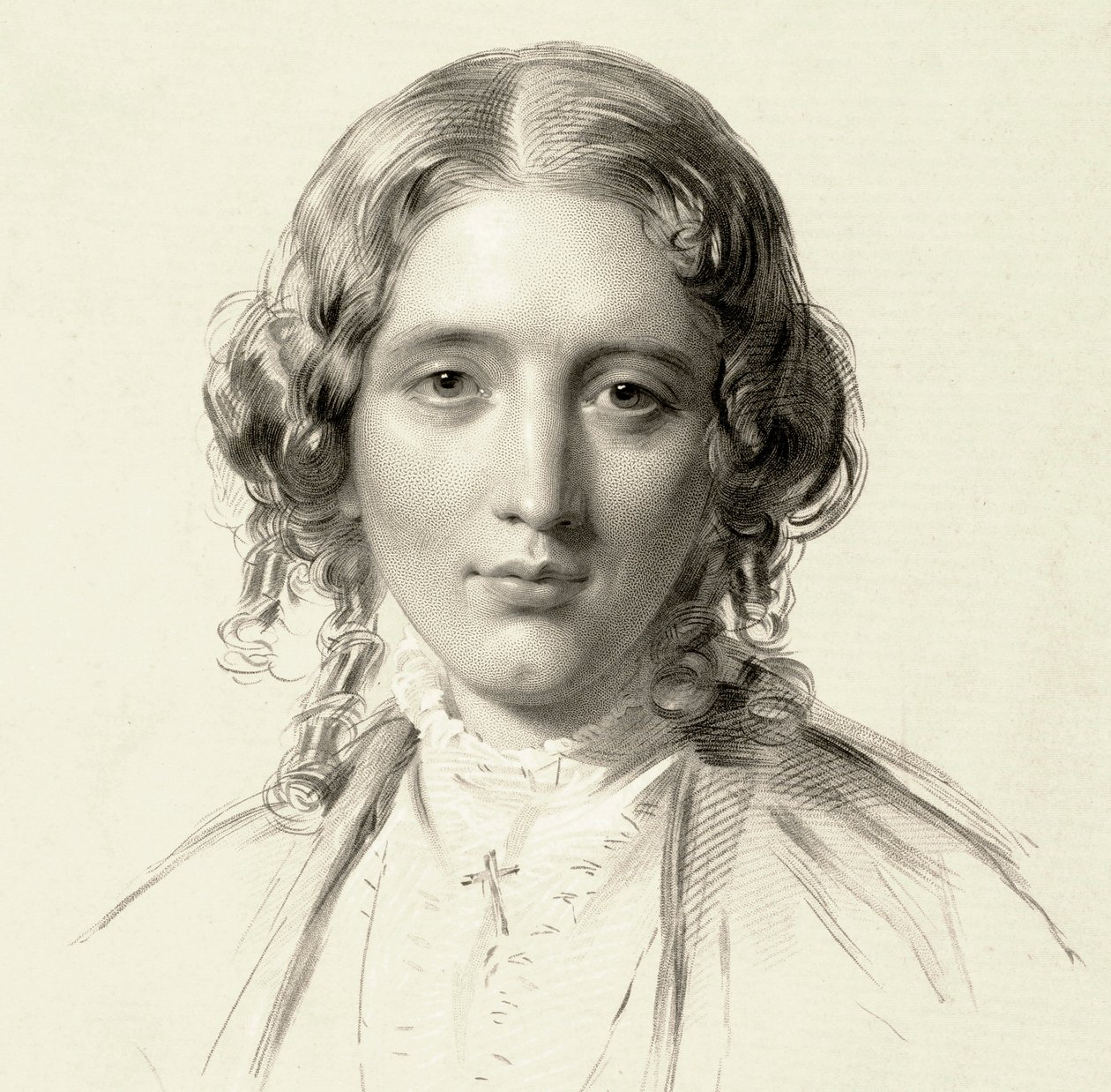 Harriet Beecher Stowe portréja alkotó: Francis Holl