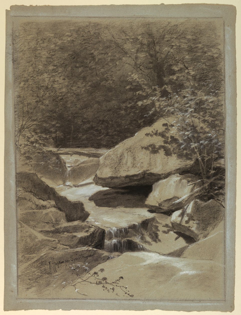 Egy hegyi patak alkotó: Francis Hopkinson Smith