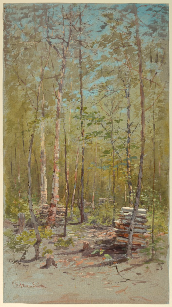 Nyírfák alkotó: Francis Hopkinson Smith