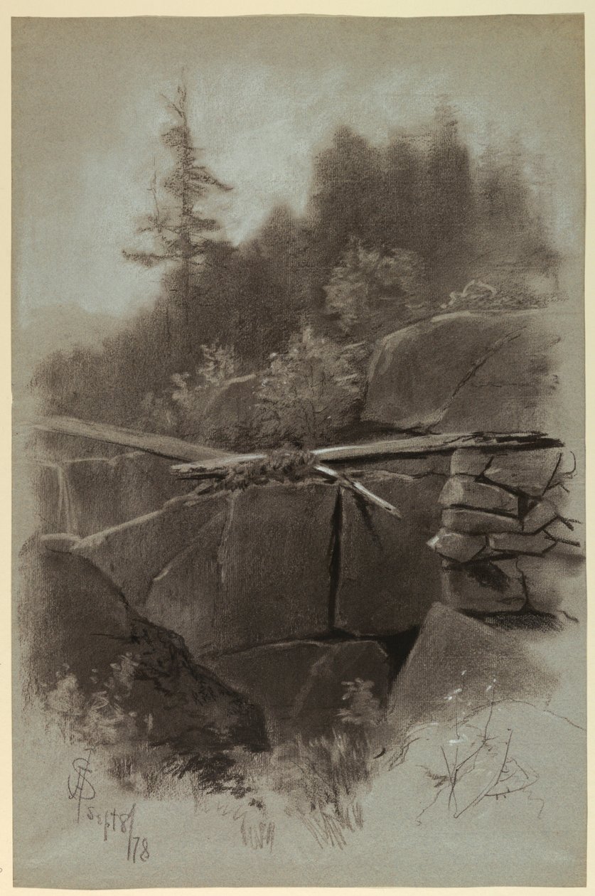 Rock Cliff alkotó: Francis Hopkinson Smith