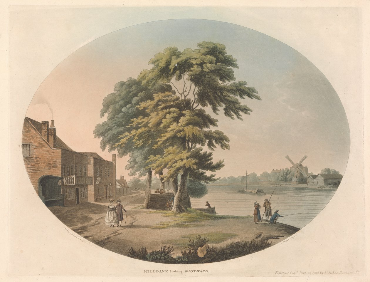 Millbank Kelet felé néz alkotó: Francis Jukes