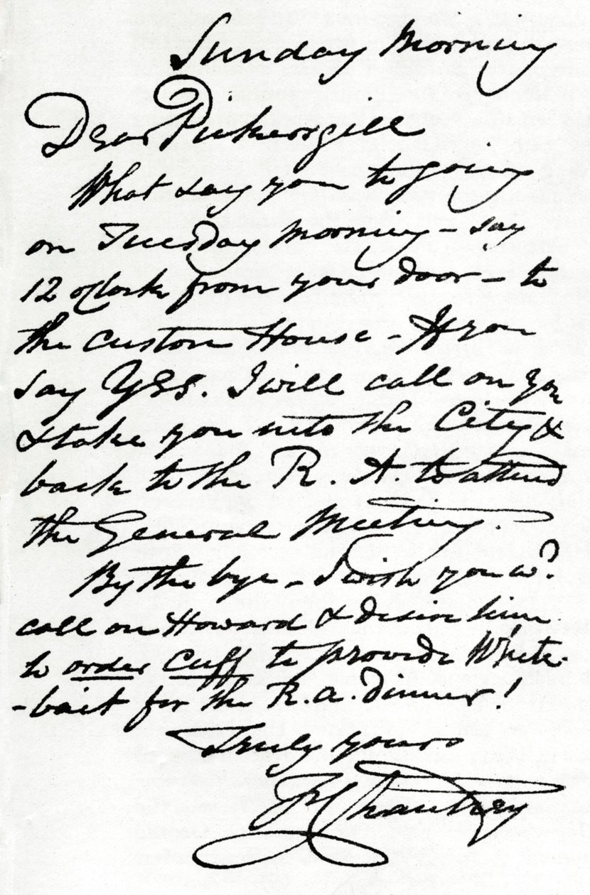 Francis Leggatt Chantrey levele, 1839 1904 alkotó: Francis Legatt Chantrey