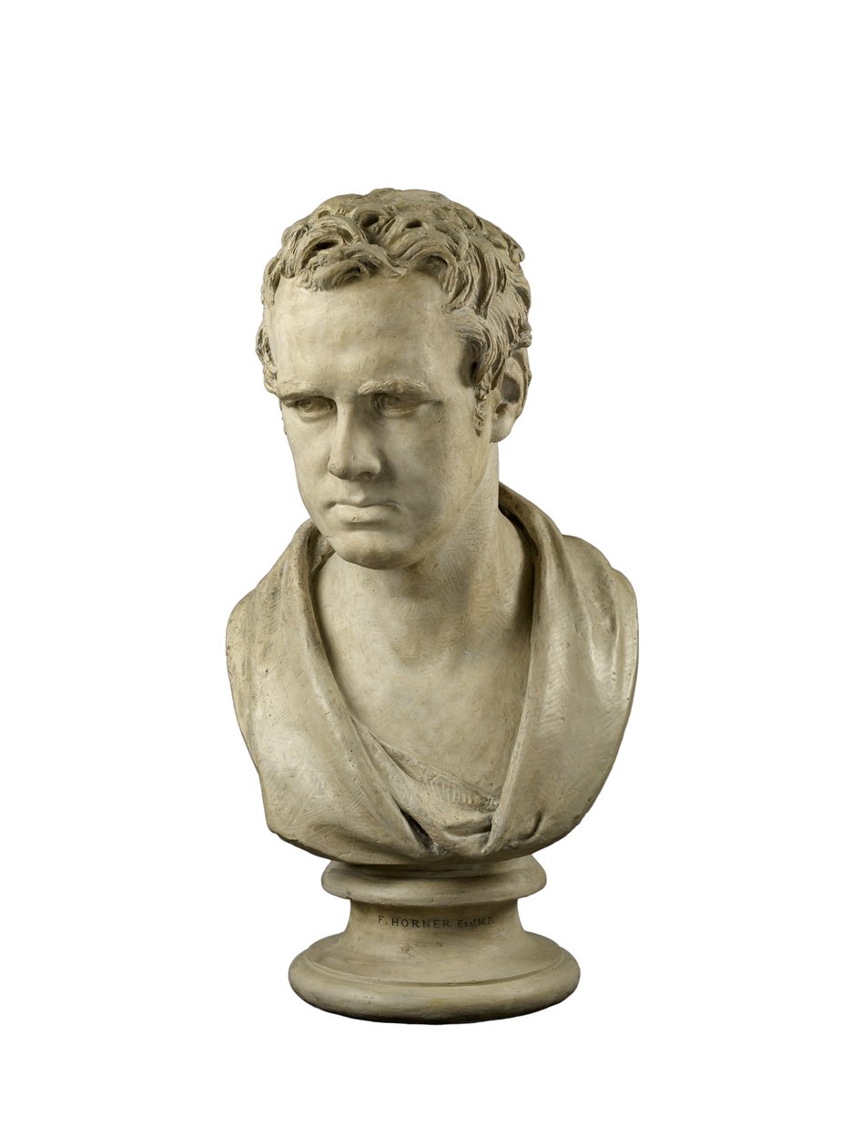 Francis Horner parlamenti képviselő mellszobra (1778-1817), 1817-1818 (gipsz) alkotó: Francis Legatt Chantrey
