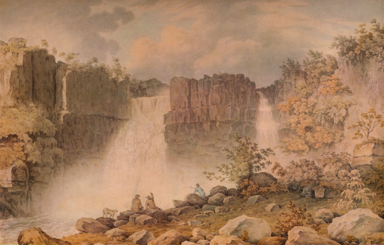 High Force, Teesdale, c1807 alkotó: Francis Nicholson