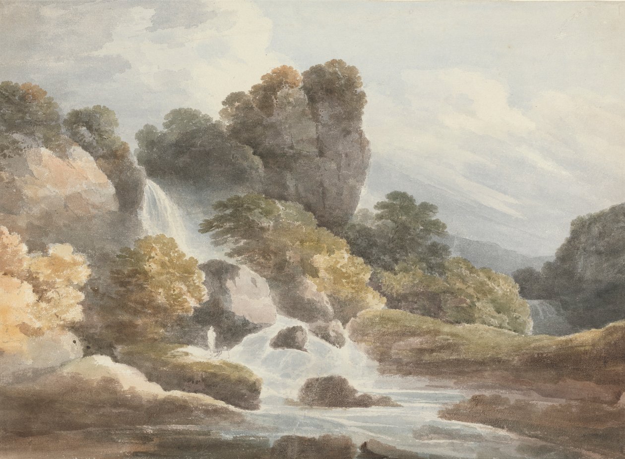 Vízesés alkotó: Francis Nicholson