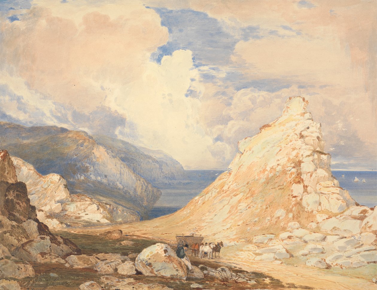 Valley of Rocks, Lynton, Észak-Devon alkotó: Francis Oliver Finch