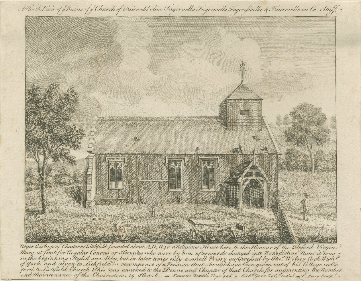 Búcsútemplom: rézkarc, nd [1740] (nyomat) alkotó: Francis Perry