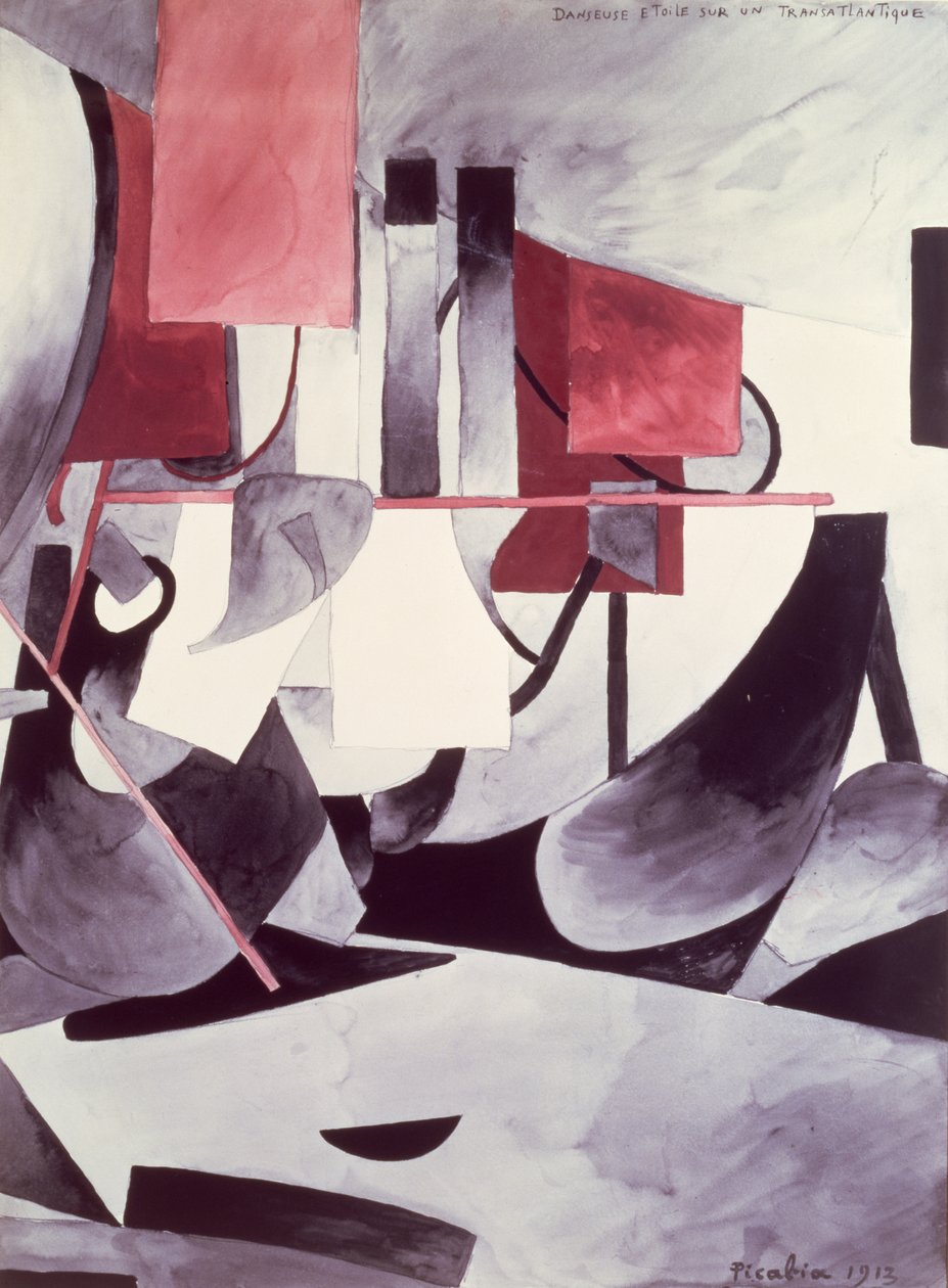 Balerina egy óceánjárón alkotó: Francis Picabia