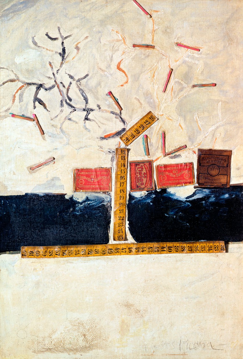 Centiméter, 1924-25 körül alkotó: Francis Picabia