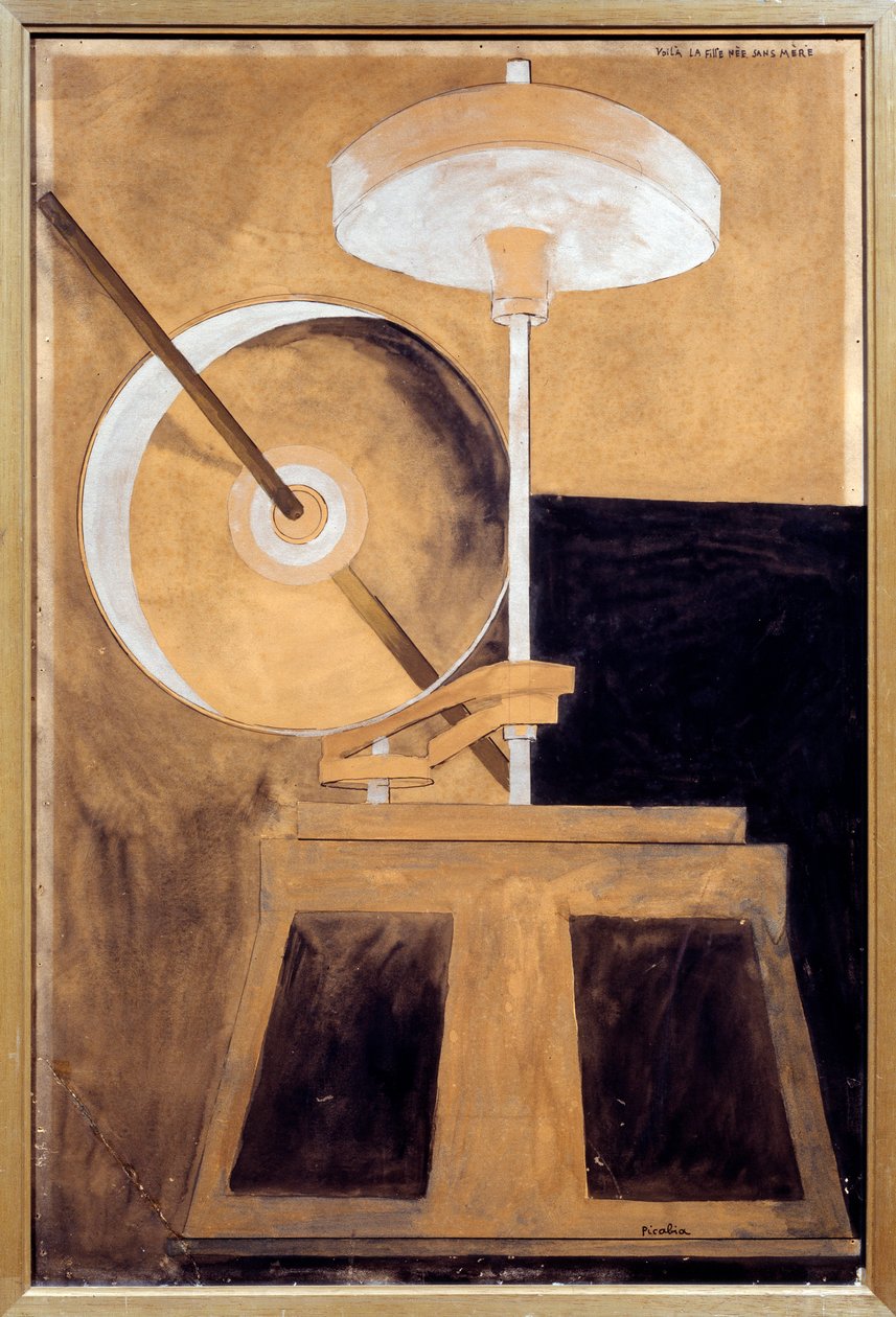 Itt van a született lány anya nélkül alkotó: Francis Picabia