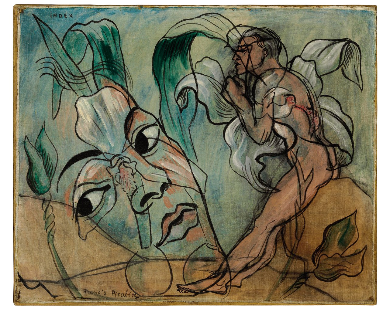 Index, 1935 körül (olaj, vászon) alkotó: Francis Picabia
