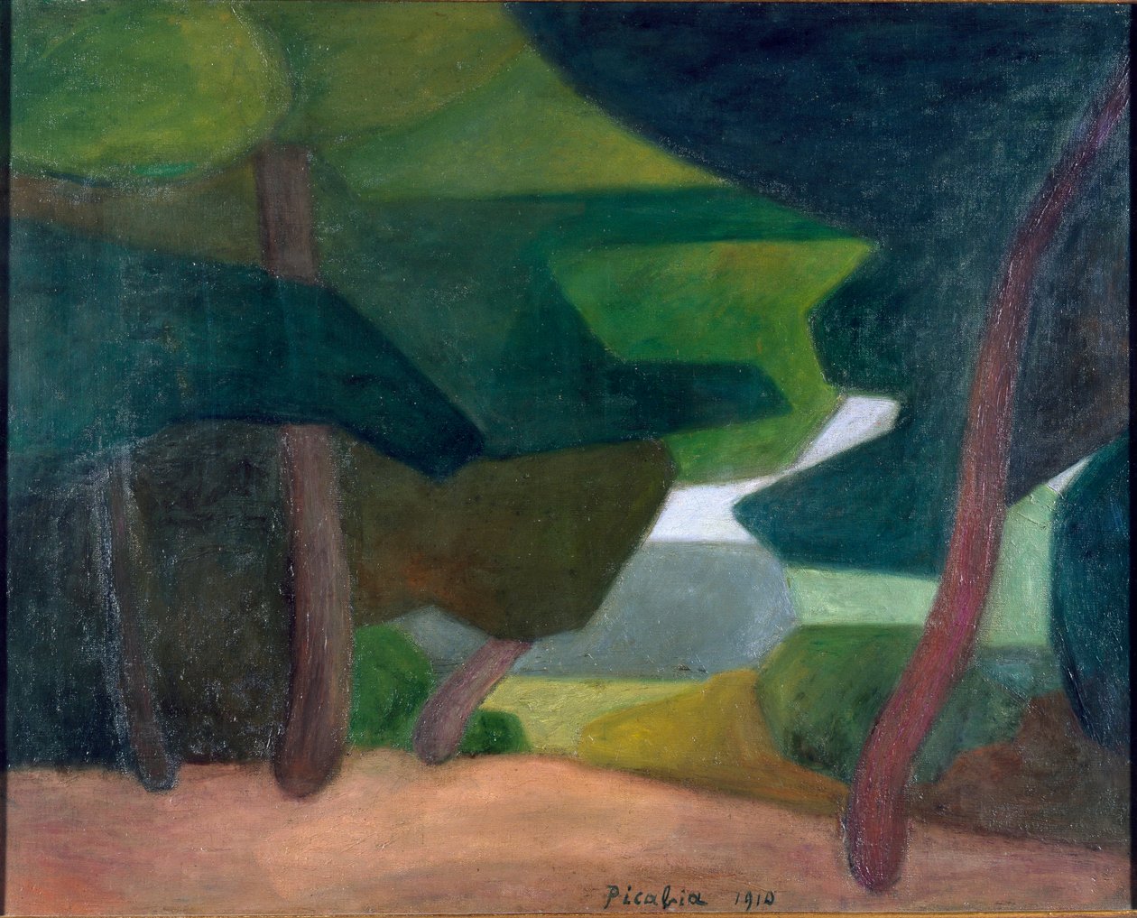 Tájkép Cassis alkotó: Francis Picabia