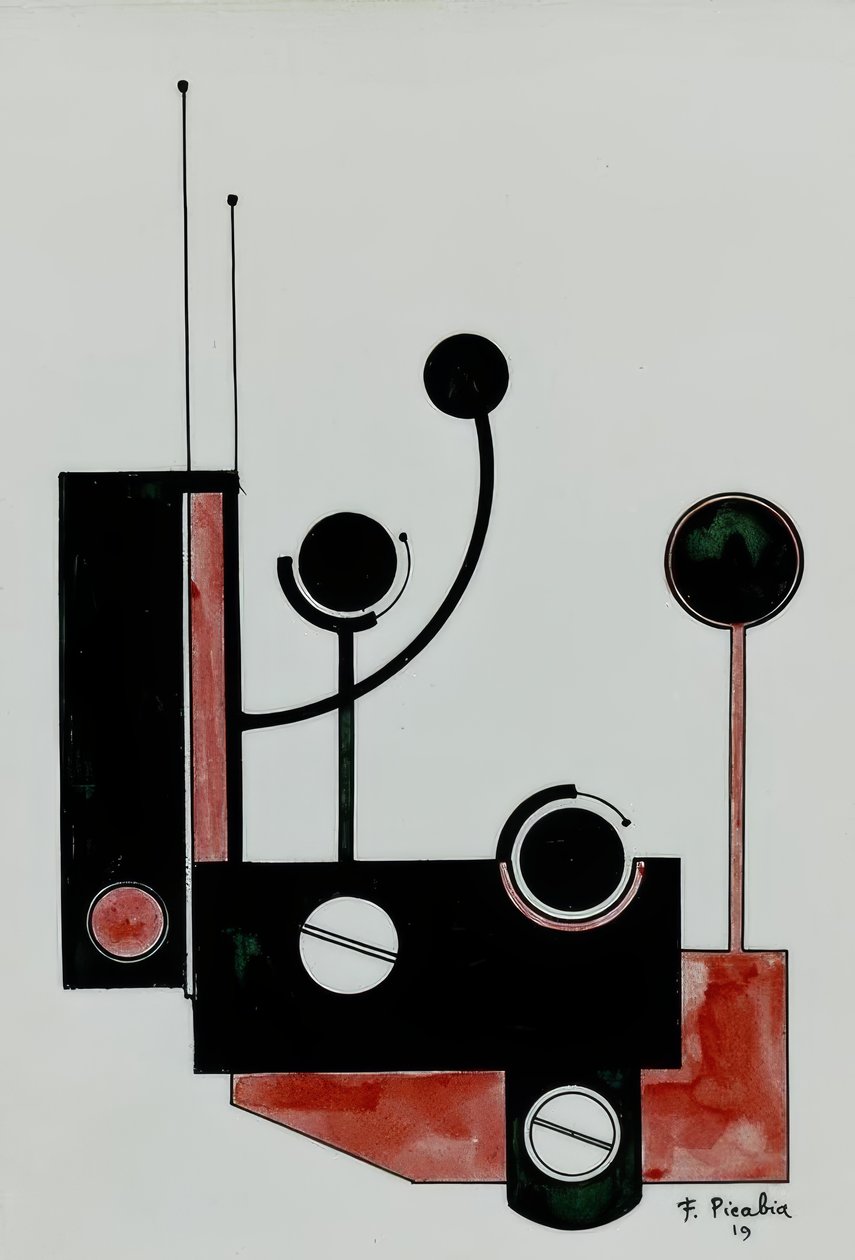 Mechanikai összetétel II alkotó: Francis Picabia