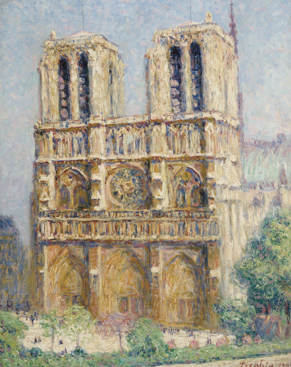 Notre Dame reggel; Notre Dame, le Matin alkotó: Francis Picabia