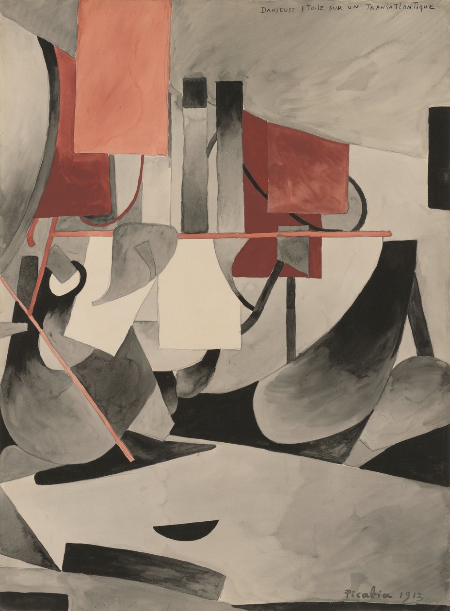Star-Dancer egy transzatlanti hajón alkotó: Francis Picabia
