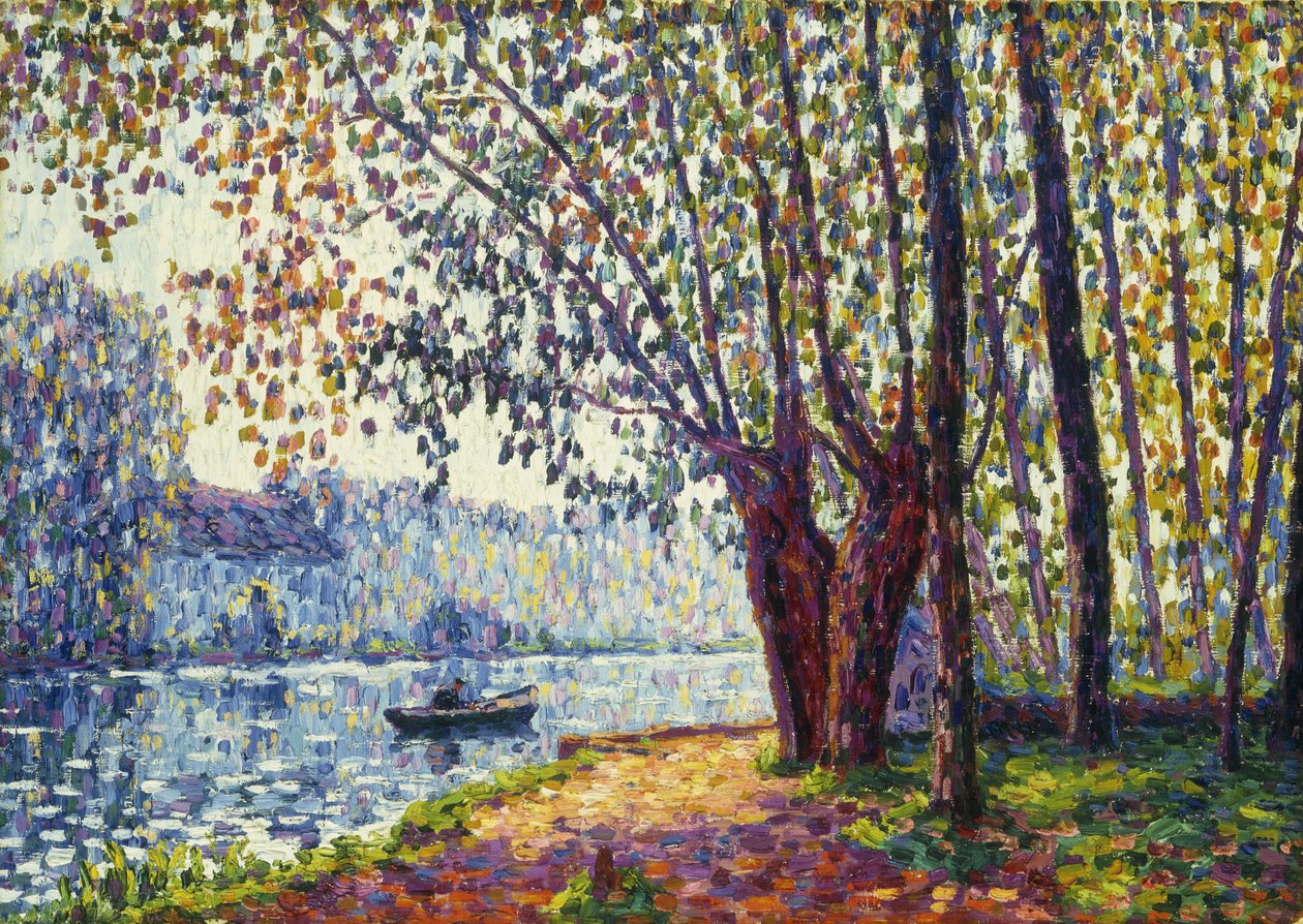 Napos reggel a Loing partján; Soleil du Matin au Bord du Loing alkotó: Francis Picabia