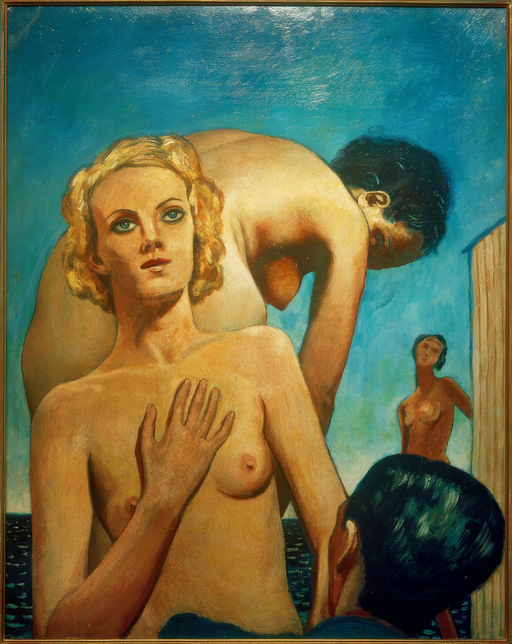 A fürdőzők / Aktok a tengerparton alkotó: Francis Picabia
