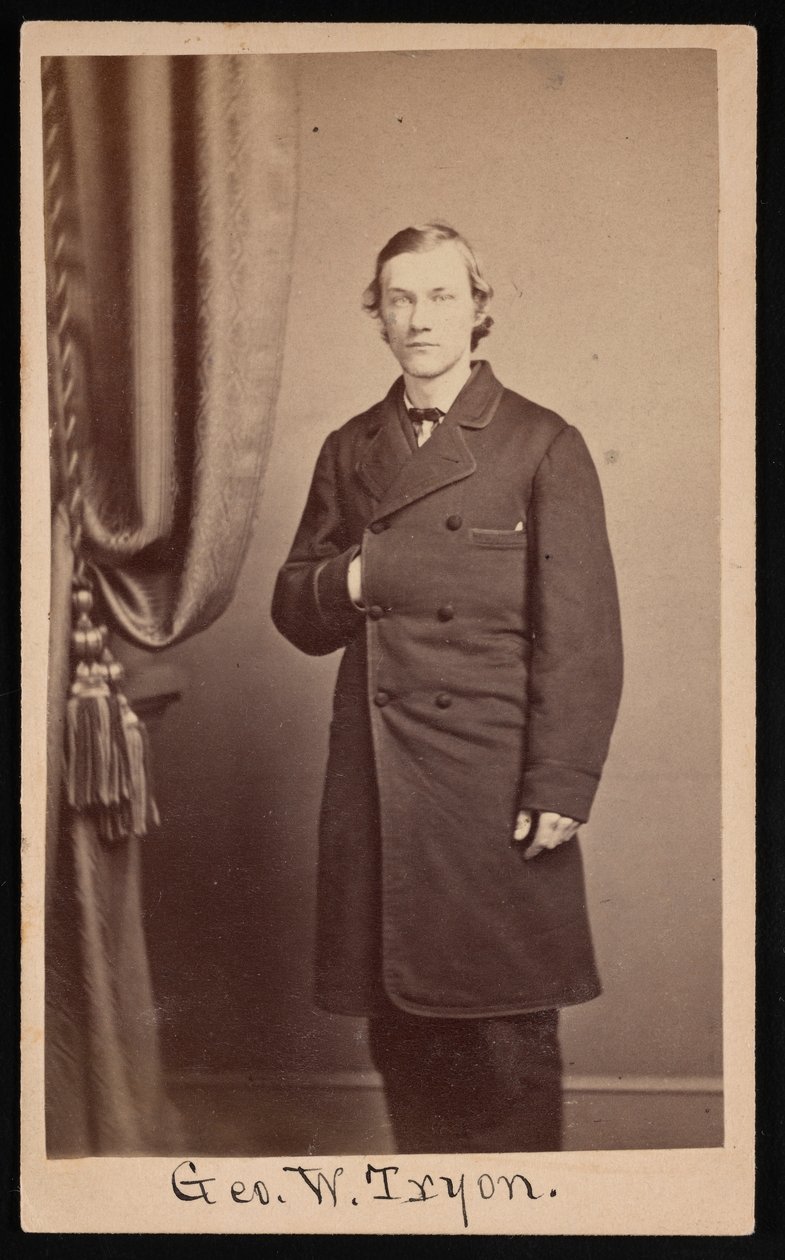 George Washington Tryon portréja 1838-1888, 1860 körül. alkotó: Francis S Keeler